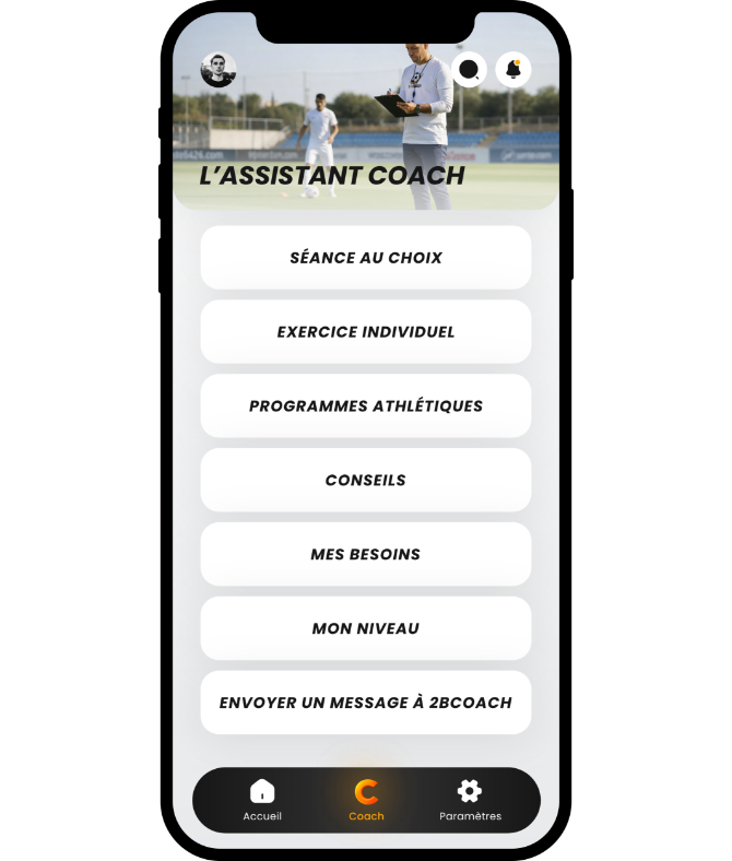 Mockup de l'application